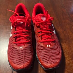 Under Armour Charged Escape 3 Men's Sz 10 Red Running Shoes Athletic Sneakers